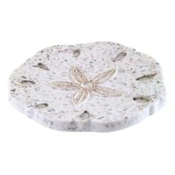 Avanti Linens Coastal Terrazzo Multicolored Plastic Soap Dish