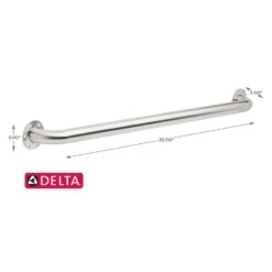 Delta 39 In. L ADA Compliant Stainless Steel Grab Bar -Wenn Bathroom Shop 082b9d54 bfce 4d77 9f3b 377fc9493be0