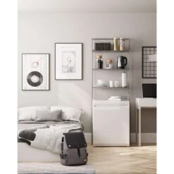 Zenna Home Satin Nickel Silver Steel Bathroom Spacesaver 8 Zenna Home Satin Nickel Silver Steel Bathroom Spacesaver -Wenn Bathroom Shop 0971f46e d5e5 4a36 bf92 2b79a866c06b