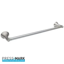 Moen Darcy Brushed Nickel Towel Bar 18 In. L Zinc -Wenn Bathroom Shop 097fd20a dbae 40fa b09b 0b64a1432f7e