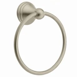 Moen Preston Brushed Nickel Towel Ring Die Cast Zinc -Wenn Bathroom Shop 09bd105b ea84 4416 9e9c d8e2cffc792f