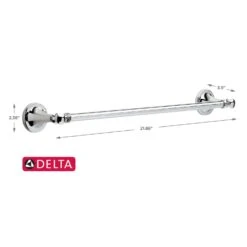 Delta Silverton Polished Chrome Towel Bar 18 In. L Die Cast Zinc 5 Delta Silverton Polished Chrome Towel Bar 18 In. L Die Cast Zinc -Wenn Bathroom Shop 0aae7824 fbb1 42d3 82d9 c8a7b6954c1d