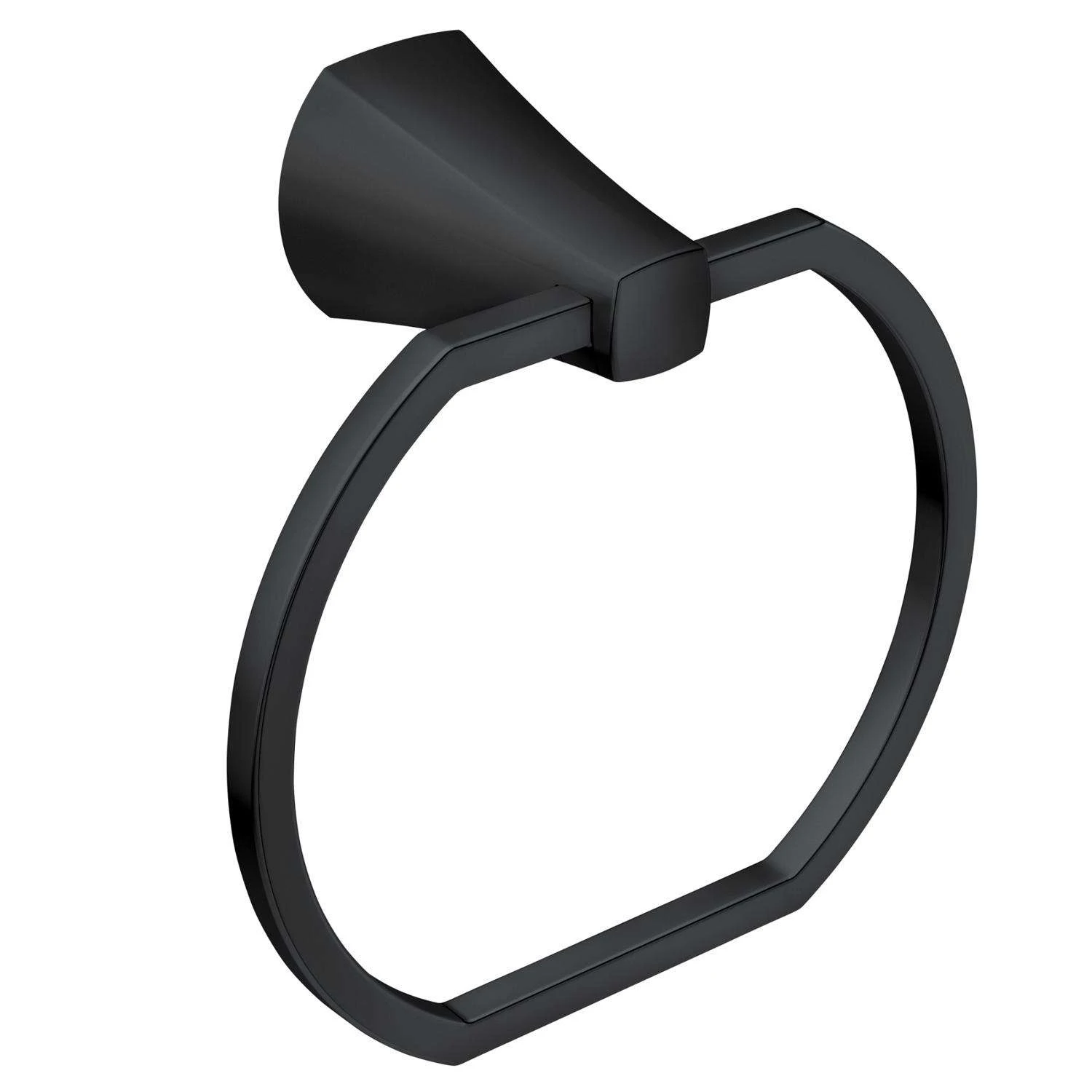 Moen Lindor Matte Black Towel Ring Zinc 3 Moen Lindor Matte Black Towel Ring Zinc