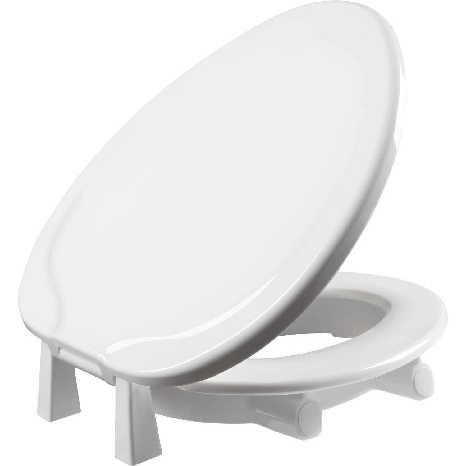 Bemis Independence Asurance Elongated White Plastic Toilet Seat 3 Bemis Independence Asurance Elongated White Plastic Toilet Seat