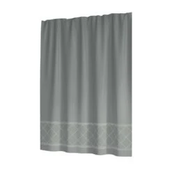Sttelli Radiance 72 In. H X 72 In. W Limestone Shower Curtain Polyester