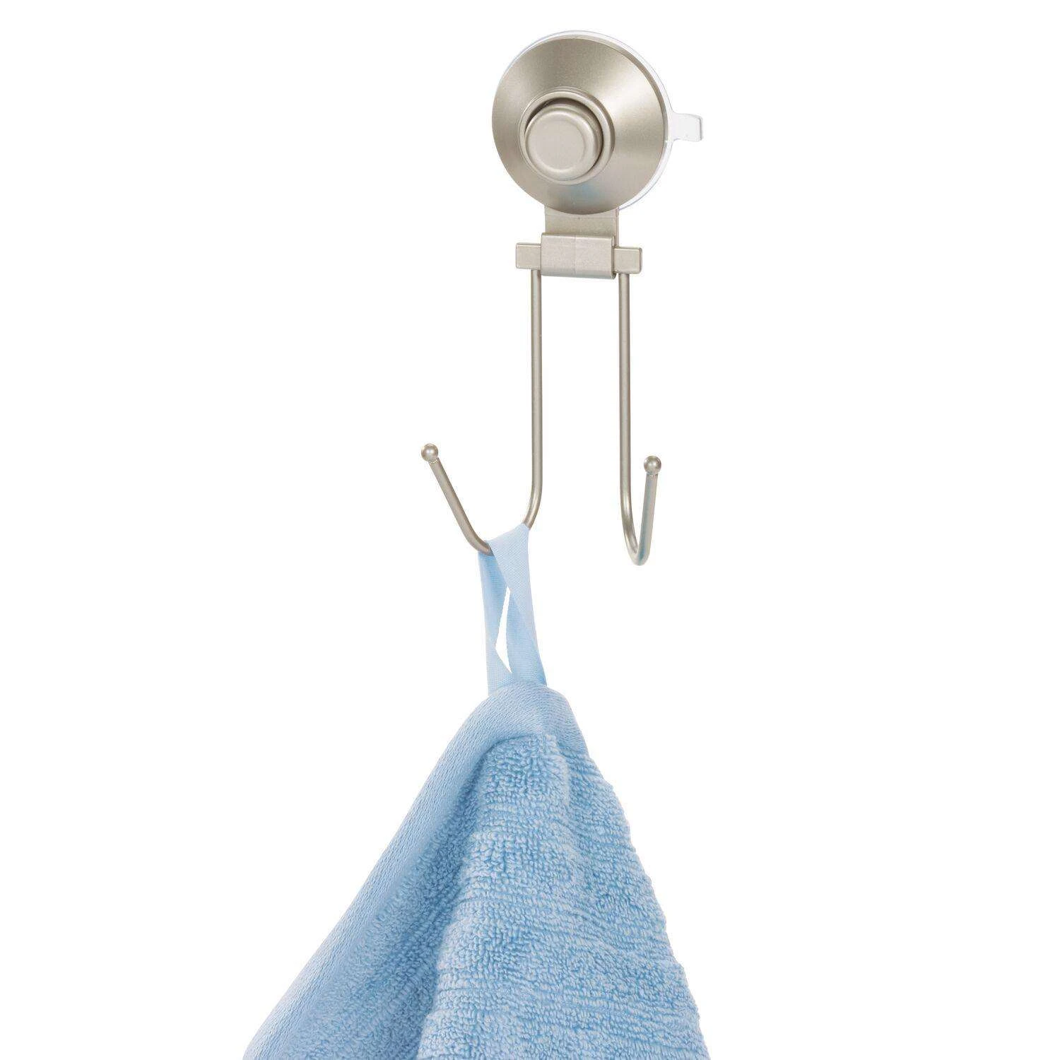 InterDesign Everett Satin Plastic/Steel Towel Holder 4 InterDesign Everett Satin Plastic/Steel Towel Holder - Image 2