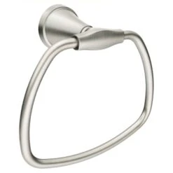 Moen Tiffin Brushed Nickel Towel Ring Metal -Wenn Bathroom Shop 200bea9f ff4a 4a31 bbc7 e2d74e551b87