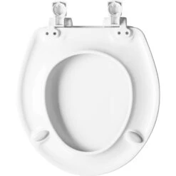 Mayfair By Bemis Alesio Slow Close Round White Enameled Wood Toilet Seat -Wenn Bathroom Shop 264d0854 bb16 41f4 a3c1 a555e3dd614e