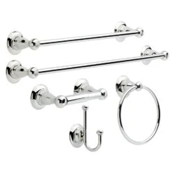 Delta Porter Chrome Towel Bar 24 In. L Die Cast Zinc -Wenn Bathroom Shop 27da3ff4 d96d 4685 a293 37ab5f29f267