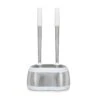 Polder Toilet Brush And Plunger Caddy White/Silver -Wenn Bathroom Shop 28d411d2 3e0f 47da 95a5 84a40ba43c07