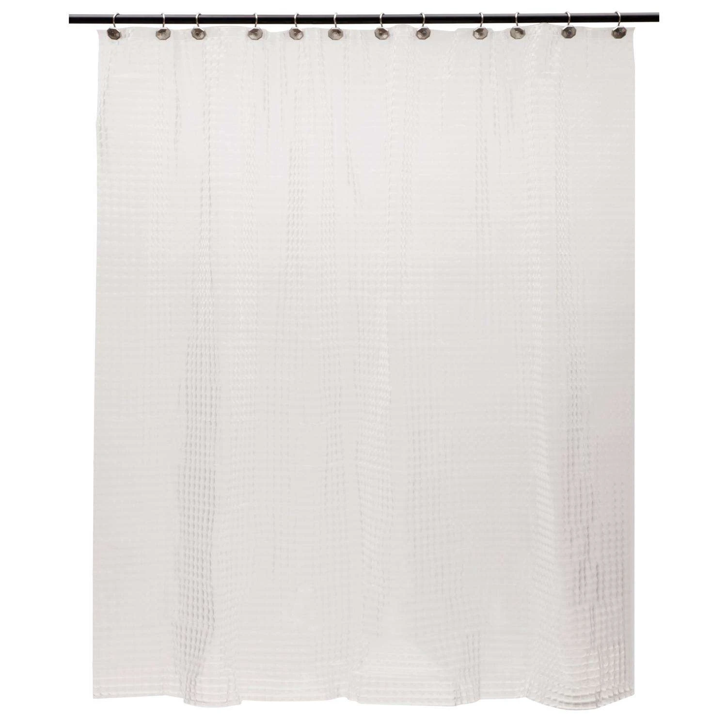 Kenney 72 In. H X 70 In. W Clear Embossed Shower Curtain Liner PEVA 5 Kenney 72 In. H X 70 In. W Clear Embossed Shower Curtain Liner PEVA - Image 3