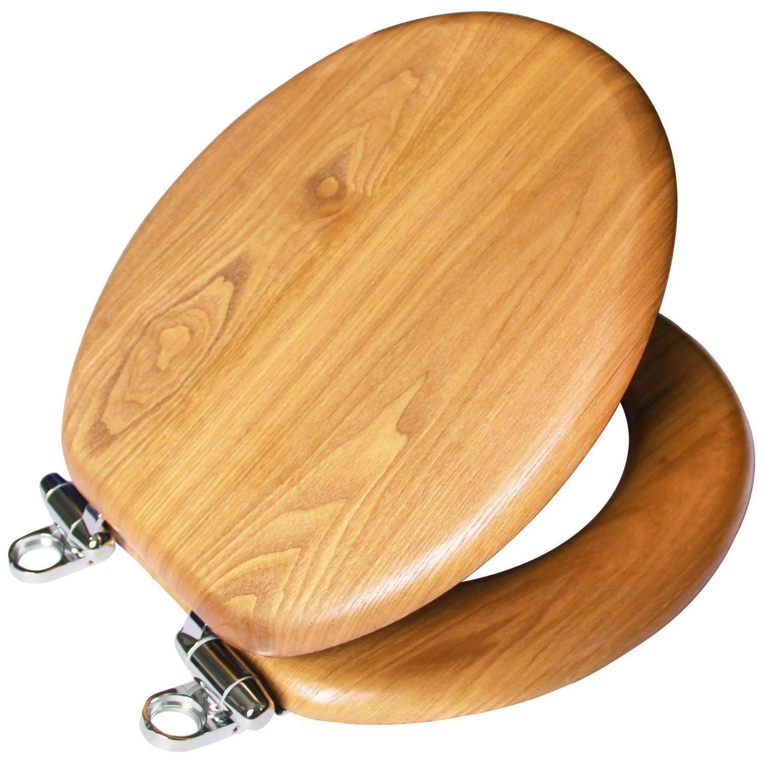 Design House Dalton Round Oak Wood Toilet Seat 3 Design House Dalton Round Oak Wood Toilet Seat