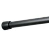 IDesign Cameo Tension Curtain Rod 75 In. L Matte Black