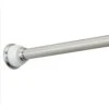 IDesign York Tension Curtain Rod 75 In. L Polished White -Wenn Bathroom Shop 331b9e25 d1dc 49ea bb5f 61b3d80fcc31
