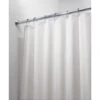 IDesign 72 In. H X 72 In. W White Solid Shower Curtain Liner Polyester -Wenn Bathroom Shop 36460537 55a6 4dce a036 d889375422b2