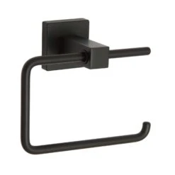 Huntington Brass Razo Matte Black Toilet Paper Holder