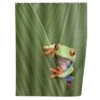 Wenko 79 In. H X 71 In. W Green Frog Shower Curtain W/Hooks Polyester -Wenn Bathroom Shop 3aa0aef9 da73 4449 aad7 1cbf11f72e07