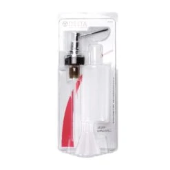 Delta Chrome Silver Plastic Lotion/Soap Dispenser