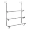 IDesign York Chrome Silver Over The Door Towel Bar 16 In. L Stainless Steel -Wenn Bathroom Shop 45016d8c a5e9 45b2 a736 379e9c7a2926