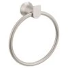 Moen Genta Brushed Nickel Towel Ring 6 In. L Zinc -Wenn Bathroom Shop 4787ab1d c21f 4b87 b9a2 eb3bf38d8fb5