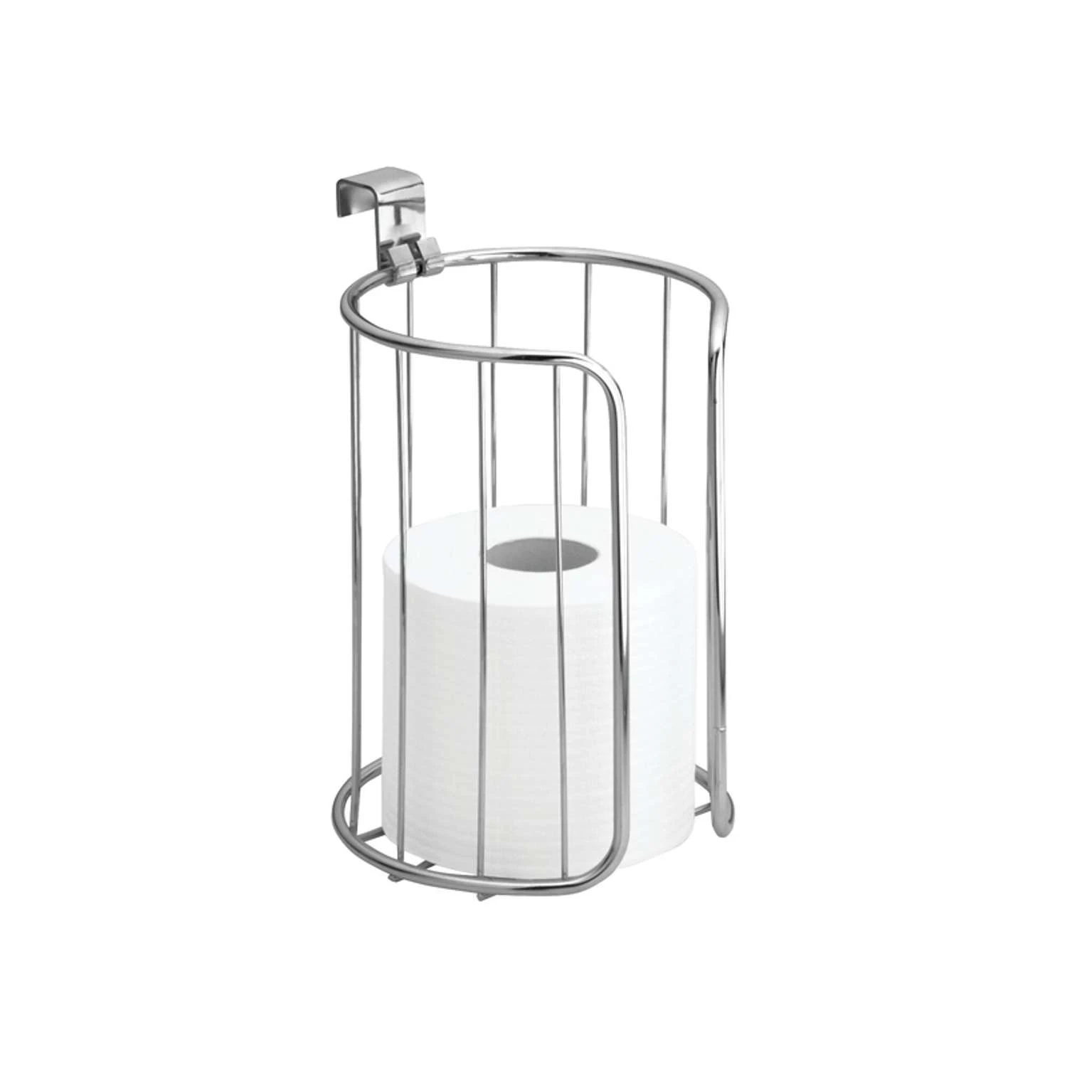 IDesign Classico Chrome Silver Over The Tank Toilet Paper Holder 4 IDesign Classico Chrome Silver Over The Tank Toilet Paper Holder - Image 2
