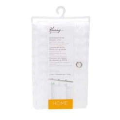 Kenney 72 In. H X 70 In. W Clear Embossed Shower Curtain Liner PEVA