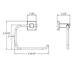 Huntington Brass Satin Nickel Silver Towel Ring Metal -Wenn Bathroom Shop 4d2d27e0 bb74 4cf6 bd7e ebfae95b5ce4