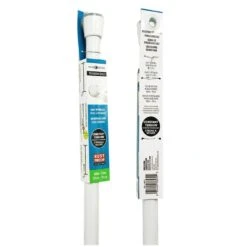 InterDesign Cameo Shower Curtain Rod 75 In. L White