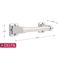 Delta 10.63 In. L Polished Chrome Stainless Steel Grab Bar 8 Delta 10.63 In. L Polished Chrome Stainless Steel Grab Bar -Wenn Bathroom Shop 4d95f6b8 cc73 45c8 b3db 24593183bf4e