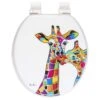 Croydex Francie & Josie McZoo Slow Close Round White Molded Wood Toilet Seat -Wenn Bathroom Shop 4d9e3cad 2e41 493f ae91 595466daca31