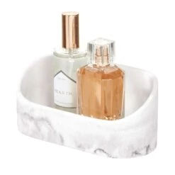 InterDesign Dakota White Marble Plastic Vanity Orgainizer -Wenn Bathroom Shop 4d9ef3ec 6621 4f06 80f6 0131a28d820e