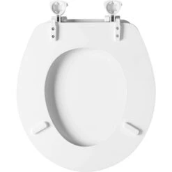 Mayfair By Bemis Westport Round White Enameled Wood Toilet Seat -Wenn Bathroom Shop 5101b937 f057 4664 bfba 4cec60f175e7