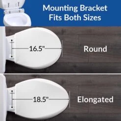 Bemis Independence Rise Elongated/Round White Plastic Toilet Riser -Wenn Bathroom Shop 510cd5c3 b3fc 40b2 acb7 88acebc4423b
