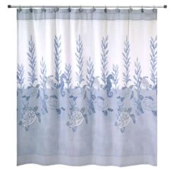Avanti Linens Caicos 72 In. H X 72 In. W Multicolor Coastal Shower Curtain Poly/Cotton