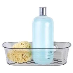 Better Living Clear Gray Plastic Shower Basket -Wenn Bathroom Shop 54c082cf e3d0 452b b873 fcfc4683ce9b