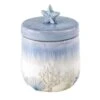 Avanti Linens Abstract Coastal Multicolored Ceramic Covered Jar 2 Avanti Linens Abstract Coastal Multicolored Ceramic Covered Jar -Wenn Bathroom Shop 57b7b9ea 12f0 493f 906c a2dcb0d189ff