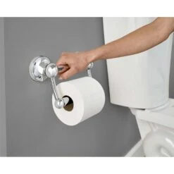 Delta 5 In. L Polished Chrome Stainless Steel Toilet Paper Holder With Assist Bar -Wenn Bathroom Shop 58adb6e3 c6ba 4d6d 938d 973363fe8bf6