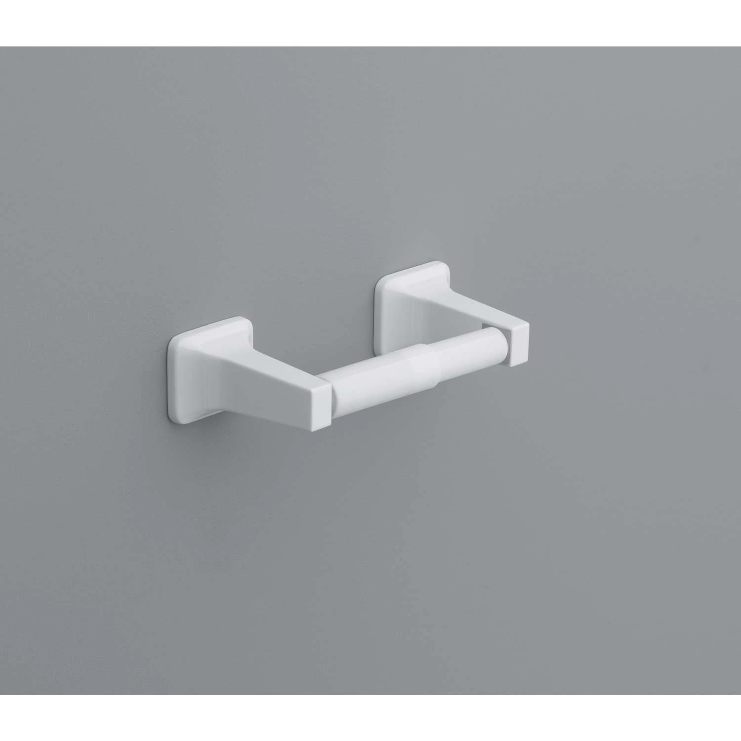 OakBrook Satin White Toilet Paper Holder 3 OakBrook Satin White Toilet Paper Holder