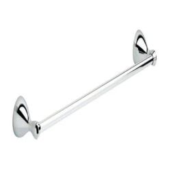 Delta Foundations Chrome Silver Towel Bar 24 In. L Die Cast Zinc