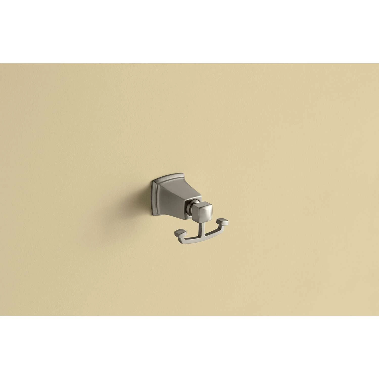 Moen Boardwalk 2.5 In. H X 3.06 In. W X 3.29 In. L Brushed Nickel Robe Hook 4 Moen Boardwalk 2.5 In. H X 3.06 In. W X 3.29 In. L Brushed Nickel Robe Hook - Image 2