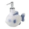 Avanti Linens Blue Fin Bay Blue/White Plastic Lotion Dispenser -Wenn Bathroom Shop 692c1d65 a887 49f6 840b 61a0706e62c2