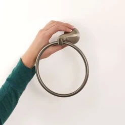 Moen Darcy Brushed Nickel Towel Ring Zinc -Wenn Bathroom Shop 6fe06a70 3455 4945 b34d c8452394599e