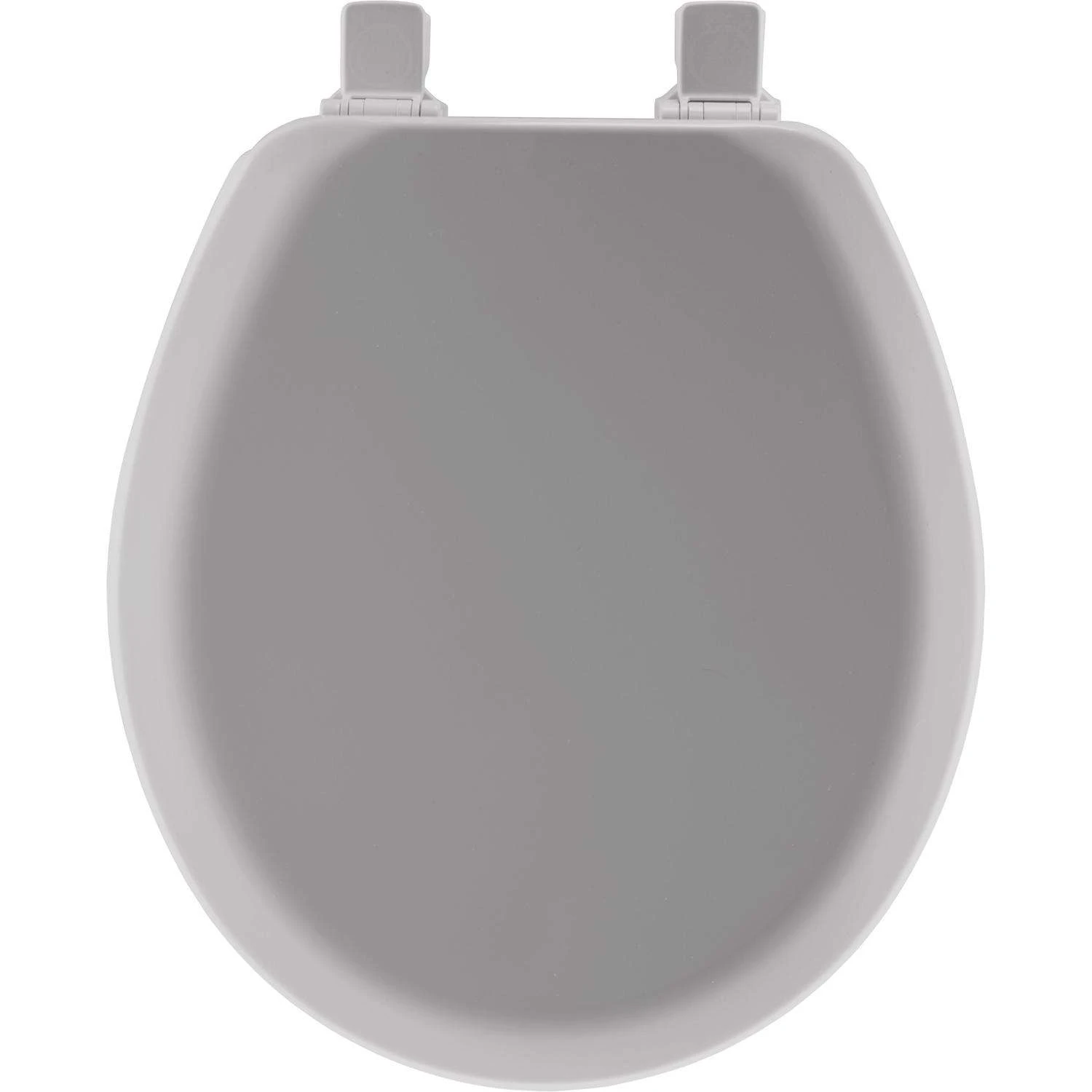 Mayfair By Bemis Cameron Round Silver Enameled Wood Toilet Seat 4 Mayfair By Bemis Cameron Round Silver Enameled Wood Toilet Seat - Image 2