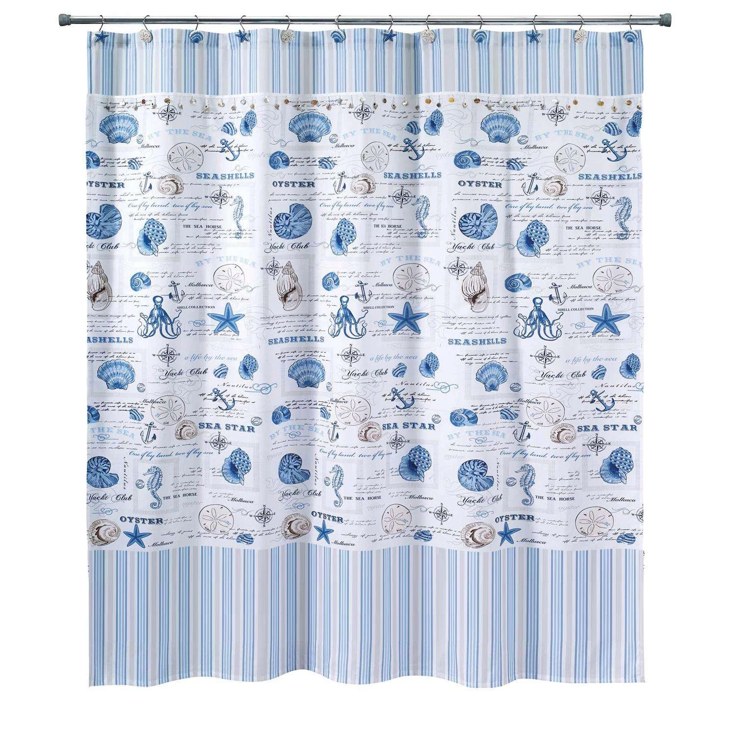 Avanti Linens Island View 72 In. H X 72 In. W Multicolored Coastal & Tropical Shower Curtain Polyest 3 Avanti Linens Island View 72 In. H X 72 In. W Multicolored Coastal & Tropical Shower Curtain Polyest