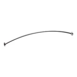 Moen Adjustable Curved Shower Rod 72 In. L Chrome