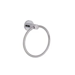 Huntington Brass Chrome Silver Towel Ring Metal