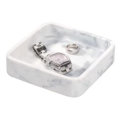 InterDesign Dakota White Marble Plastic Bathroom Tray -Wenn Bathroom Shop 80e0441c c1d6 41a2 b3ed a0be0f4bce98