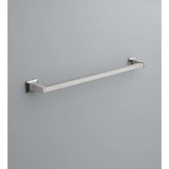 OakBrook Brushed Nickel Towel Bar 24 In. L Die Cast Zinc