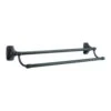 Amerock Clarendon Oil Rubbed Bronze Double Towel Bar 24 In. L Zinc