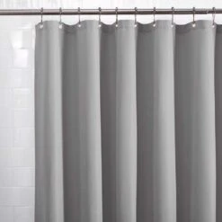 Zenna Home 72 In. H X 70 In. W Gray Solid Shower Curtain Liner Fabric 5 Zenna Home 72 In. H X 70 In. W Gray Solid Shower Curtain Liner Fabric -Wenn Bathroom Shop 9c373108 917a 46a3 8ee0 279e2df5c6ae